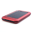 6-en-1 Cargador Port�til Panel Solar + Linterna Led Para 4/cellphones Iphone (rojo)