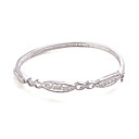 La Mode Cz Zircon Cubique Et Laiton Avec Bracelet Plaqu� Platine (0801-hyb0046)