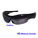 4g Gafas De Sol Sexy Esp�a C�mara Digital Grabadora De Voz Y Video Grabadora Funciona / C�mara Oculta (tra609)