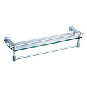 Accessoires De Salle �tag�re En Verre En Aluminium Avec Barre De Tour (1018-j39-7)