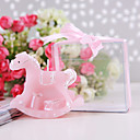 Oscilante Vela Caballo En Color Rosa (juego De 4)