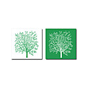 �tir� 2-pc Main Peinture Abstraite Ensemble (0192-ycf104061)