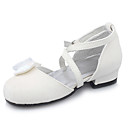 Brille En Poudre Sup�rieure Plate Ferm� Orteils Avec Des Filles Fleurs Bowknot / Chaussures De Mariage (0629-fg012)