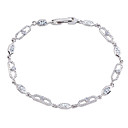 Laiton Et Le Cristal De Mode Avec Un Bracelet En Plaqu� Or 18 Carats (0801-hyb0045)