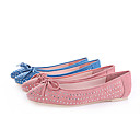 En Peau De Mouton Plat Sup�rieur Ferm� Orteils Avec Strass Chaussures De Mode (0985-hg644-7)
