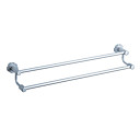 Accesorios De Ba�o Toalla De Doble Barra De Aluminio (1018-j39-3)