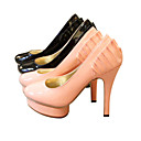 Pu Cuir � Talons Hauts Ferm� Orteils Avec La Chaussure De Mode (1131-529-2)