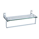 Accessoires De Salle �tag�re En Verre En Aluminium Avec Barre De Tour (1018-j665-7)