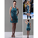 Taylor Swift Gaine / Colonne Scoop Court / Mini Robe � Paillettes Tissu Cocktail (fsd0315)