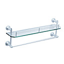 Accessoires De Salle �tag�re En Verre En Aluminium Avec Barre De Tour (1018-j5301a-5)