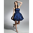 Robe De Bal Sans Bretelles Court / Mini Cocktail En Taffetas / Robe De Bal (fsd0213)