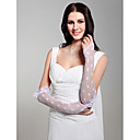 Lace Elbow Wedding Glove (1082-ST31)