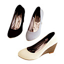 Talones Parte Superior De Lona Mediados Cerrado Dedos De Los Pies Los Zapatos De Moda (0987-hongsy2-6)