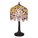 12 Pulgadas De Estilo Tiffany Patr�n De Aj� Amarillo L�mpara De Mesa (0835-g122085)