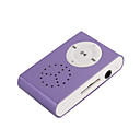 Micro Sd / Tf Lector De Tarjetas Reproductor De Mp3 Con Altavoz Incorporado Fuerte / Linterna Led (morado)
