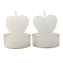 Aument� Cubiertos Velas Candelita Coraz�n X2 Vasos De Pl�stico (de Color Al Azar Enviado)