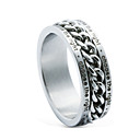 Rueda Del Hombre Veh�culo Cadena De Acero De Titanio Anillo (1132-rss11)