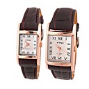 Eyki Cuarzo Japon�s Par El Caso De Su Movimiento Rectangular Y Para Ella Relojes (0449-w8116gl)