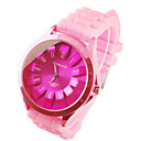 silicone groupe moderne en métal de mode composer des femmes à quartz homme Montre sport - rose silicone groupe moderne en métal de mode composer des femmes à quartz homme Montre sport - rose