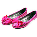 Pu Superior Plana Cerrada De Los Pies Con Zapatos Ocasionales Bowknot (0796-yh004)