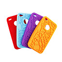 Caso De La Parte Posterior De La Cubierta Protectora Iphone4 (4 Colores Por Paquete) (czah435)