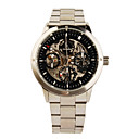 De Acero Inoxidable Reloj De Pulsera Autom�tico Luminoso Mec�nica De Plata + Negro