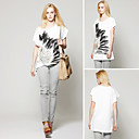 Encaje De Cuentas Palangre Camiseta Y Mujeres De Camisetas (t-ss-cc1305001)