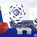 Diy Horloge Sticker Mural (0752-10a001)