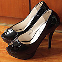 Cuero De La Pu / Charol Superior Zapatos De Tac�n Peep-toes De La Moda Del Calzado (1131-v38-5)