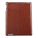 Protective Snakeskin Pattern Hard Plastic Back Case for iPad2 Brown