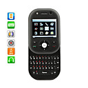 Diapositivas De Doble Giro Sim Desbloqueo De Tel�fonos Celulares Con Teclado Qwerty   Tv (negro)