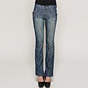 Cuentas Especiales De Los Pantalones Vaqueros De Dise�o Efecto / Pantalones De Las Mujeres (ss-c-cc1118002)