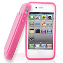 Identificaci�n Del Titular De La Tarjeta De Cr�dito De Silicona Caso Para Iphone 4 Rosa