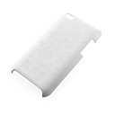 Caja Protectora De Pl�stico Trasera Con 11 L�ser De Grabado Patr�n De Flores Para El Iphone 4 Blanco