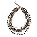 Capas Collar De Brillantes De Cristal De Aleaci�n De Corto / Collar De La Mujer (ss-z-cc1309001)