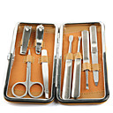 De Acero Inoxidable Cortau�as Manicura 8pcs Kit De Color Marr�n