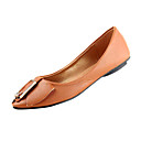Cuero Tal�n Plano Superior Cerrado Dedo Del Pie Con La Oficina De Lentejuelas / Zapatos Ocasionales (1177-d0804)