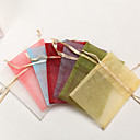 Cl�sico Reflejo De Encaje Mini-bolsas De Organza (juego De 24)