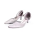 Tal�n De Estilete Pa�o Superior Cerrado Dedo Del Pie Con Hebilla De La Boda / Zapatos De Fiesta (1179-310)