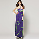 wholesale Strapless Printed Maxi Dress / Women's Dresses (FF-B-CC2025001)