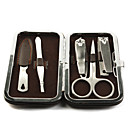 De Acero Inoxidable Cortau�as Manicura 5 X Kit De Color Marr�n