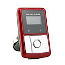 1.0 LCD de coches reproductor de mp3 transmisor fm con mando a distancia IR - rojo (sd / usb)