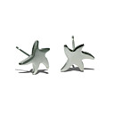 El Hombre De Moda En Forma De Estrella De Mar Pendientes De Titanio De Acero (1132-essw25)