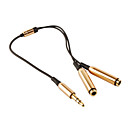 Jack De 3.5mm Para Auriculares Y Divisor De Cable Adaptador De Audio