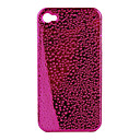 Gotas De Agua Estilo Caja Protectora De Pl�stico Trasera Para El Iphone 4 - P�rpura