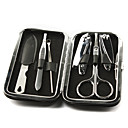De Acero Inoxidable Cortau�as Manicura 6pcs Kit-negro
