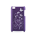 Funda Protectora De Silicona Con Forma De Mariposa Para El Iphone 4 P�rpura