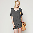 Cuentas Mangas Murci�lago Corto Suelta La Camiseta / La Mujer De Camisetas (t-ss-cc1305002)