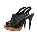 Ante Las Bombas De Alto Tac�n De Aguja O Sandalias Con Hebilla De Fiesta / Zapatos De Noche (0985-hk2011-2)