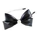 Gorgeous Satin With Imitation Pearl Wedding Bridal Hair Hoop/ Headpiece/ Headband (0498-LYR003)